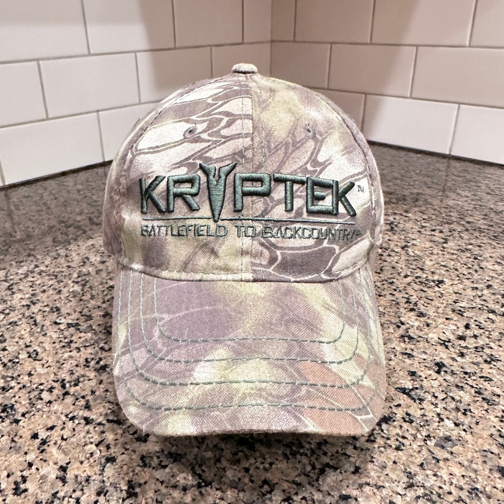 Kryptek Outdoor Cap Adjustable Hat Q3 Moisture Management Technology Camo